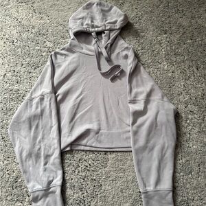 Women's Casual Gray Hoodie Sweatshirt